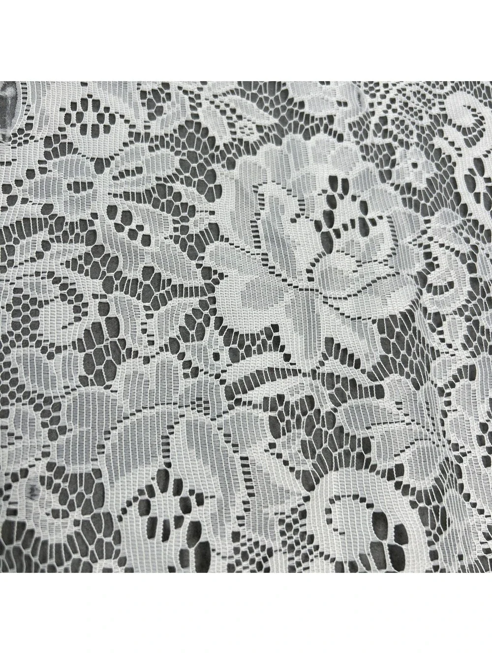 Vintage JC Penny Ivory Lace Swag 2 Panels Made in USA Cottagecore Country